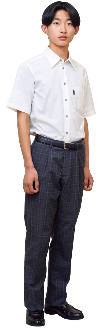 男性生徒夏服